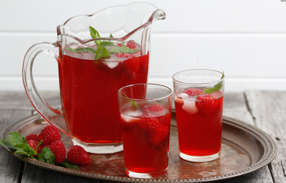 Raspberry-iced-tea