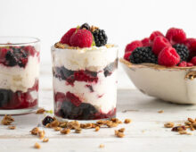 Fresh Berry Breakfast Trifle